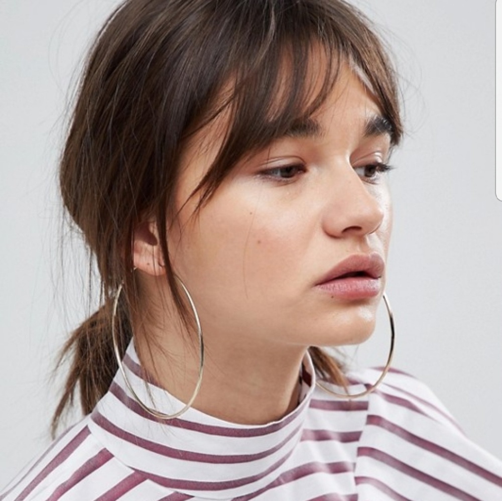 ASOS XL 90 mm Hoop Earrings